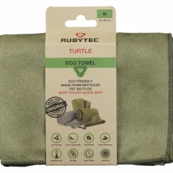 Rubytec Turtle ECO handdoek 80 x 40 cm green