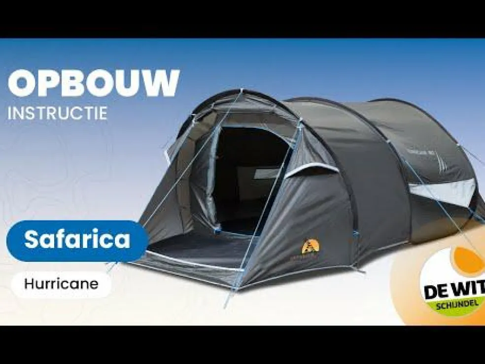 Safarica Hurricane 180 pop up tent grey