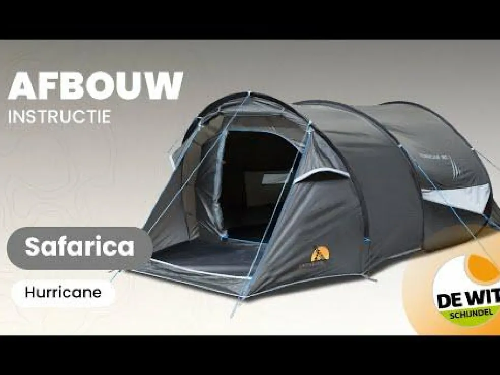 Safarica Hurricane 180 pop up tent grey