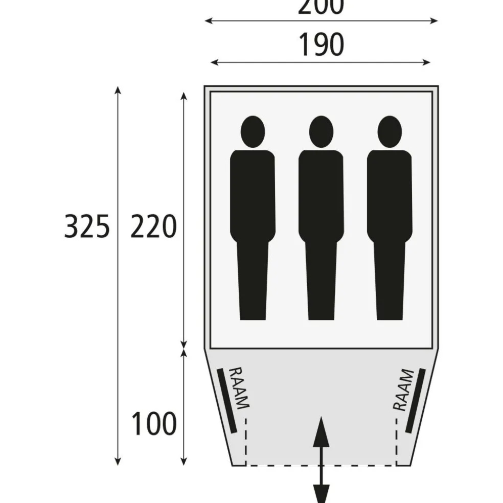 Safarica Kenia 200 TC koepeltent beige