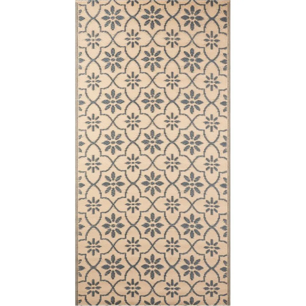 Safarica Safari beachmat 180 x 90 cm tiles grey beige