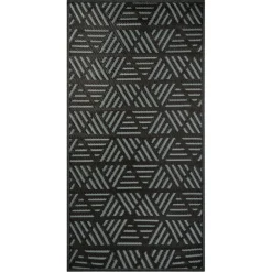 Safarica Safari beachmat 180 x 90 cm lacrimal black grey