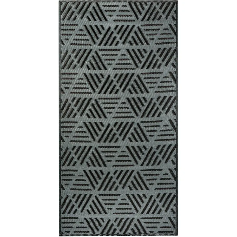 Safarica Safari beachmat 180 x 90 cm lacrimal black grey