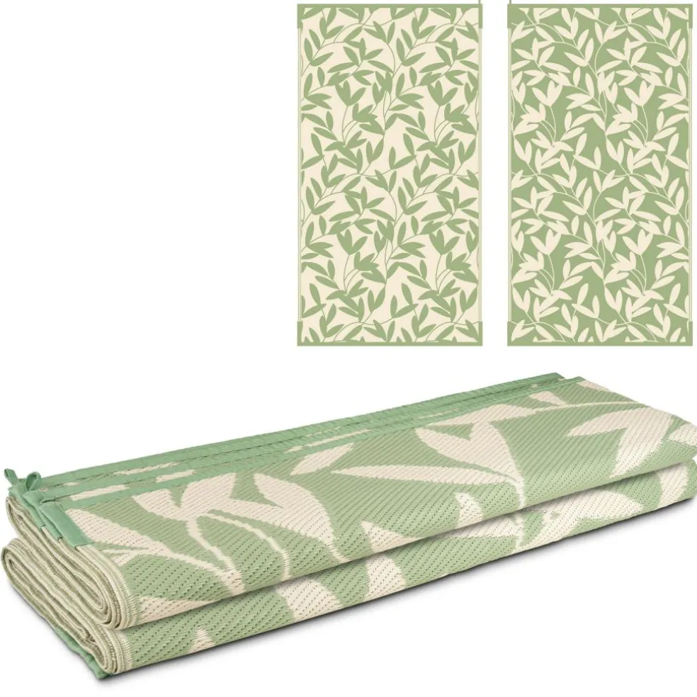 Safarica Safarimat buitenkleed 270 x 500 cm branches green beige