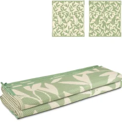 Safarica Safarimat buitenkleed 270 x 300 cm branches green beige