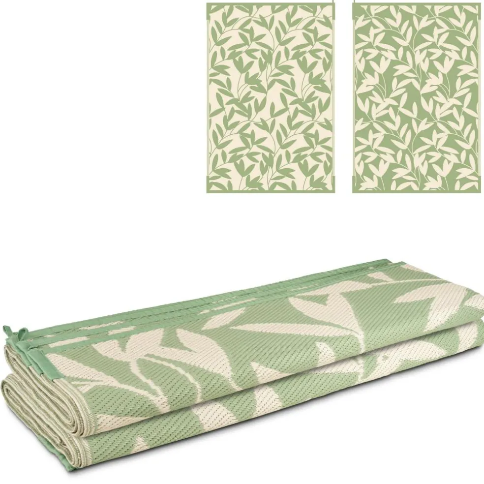 Safarica Safarimat buitenkleed 270 x 400 cm branches green beige