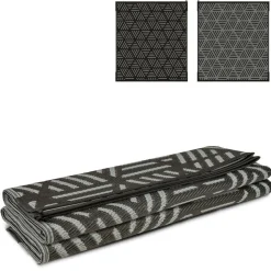 Safarica Safarimat buitenkleed 270 x 300 cm lacrimal black grey