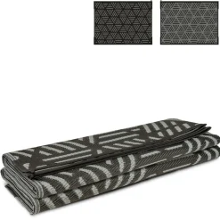 Safarica Safarimat buitenkleed 270 x 200 cm lacrimal black grey