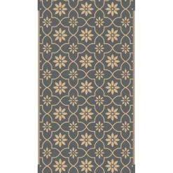 Safarica Safarimat buitenkleed 270 x 500 cm tiles grey  beige