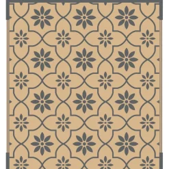 Safarica Safarimat buitenkleed 270 x 300 cm tiles grey  beige