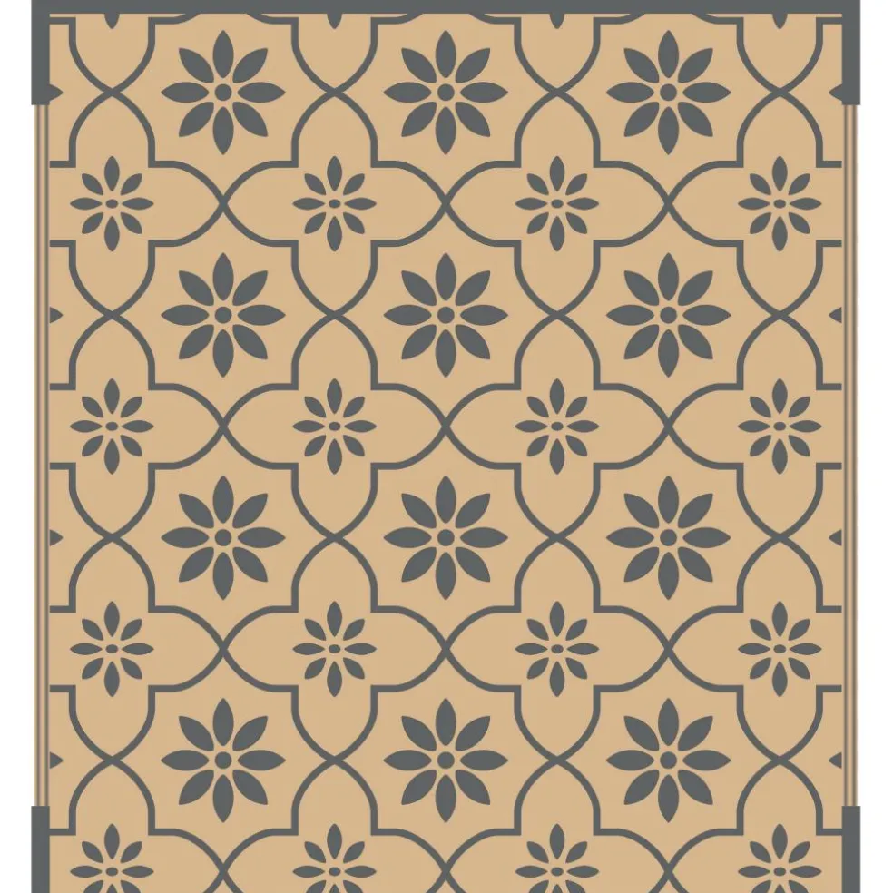 Safarica Safarimat buitenkleed 270 x 300 cm tiles grey beige