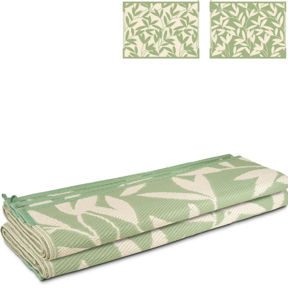 Safarica Safarimat buitenkleed 270 x 200 cm branches green beige