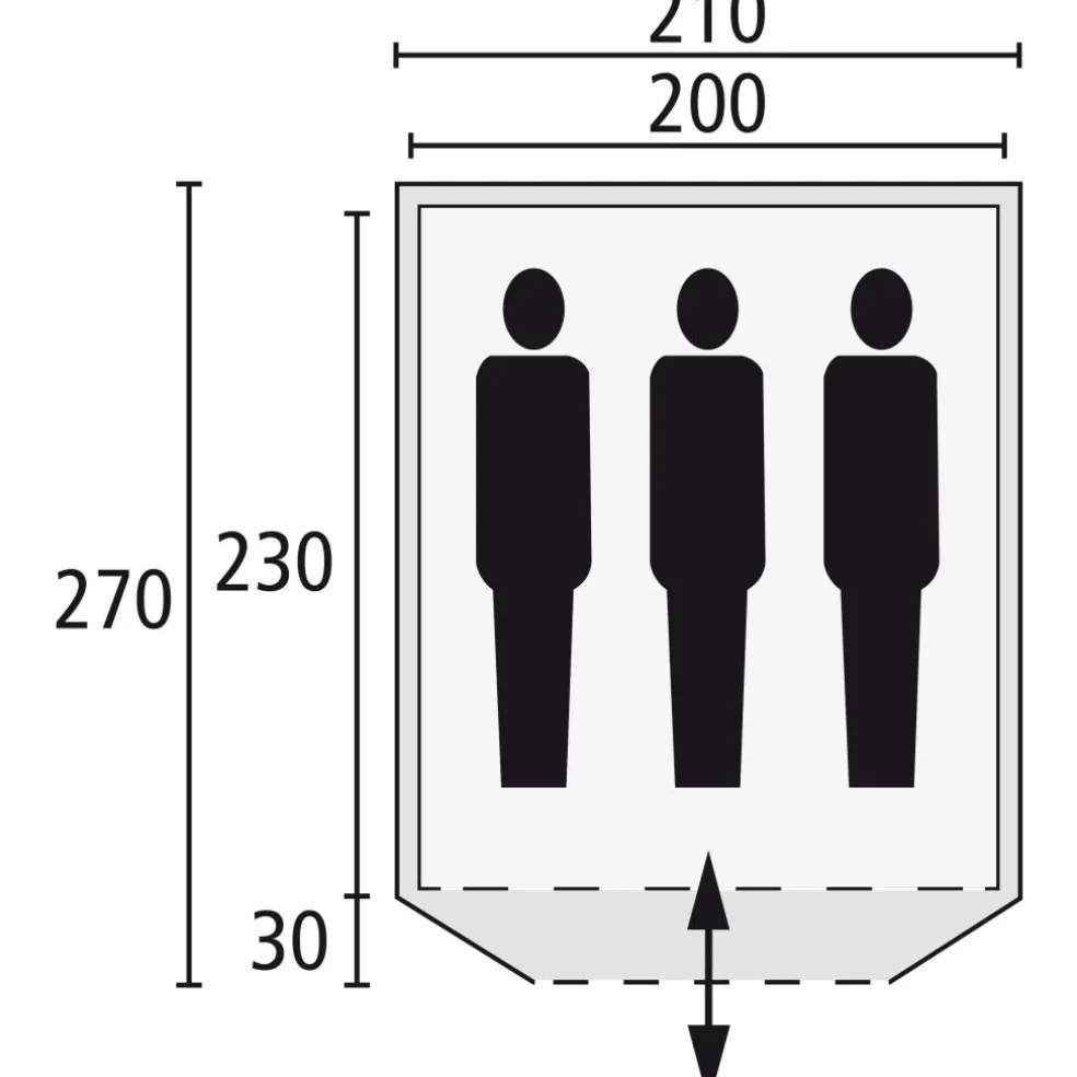Safarica Speed 210 Quick up paraplutent green