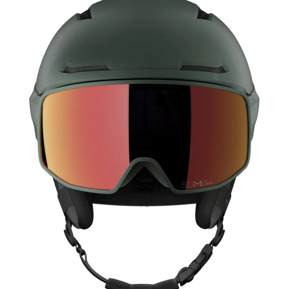 Salomon Driver Pro SIGMA Photo MIPS skihelm green gables