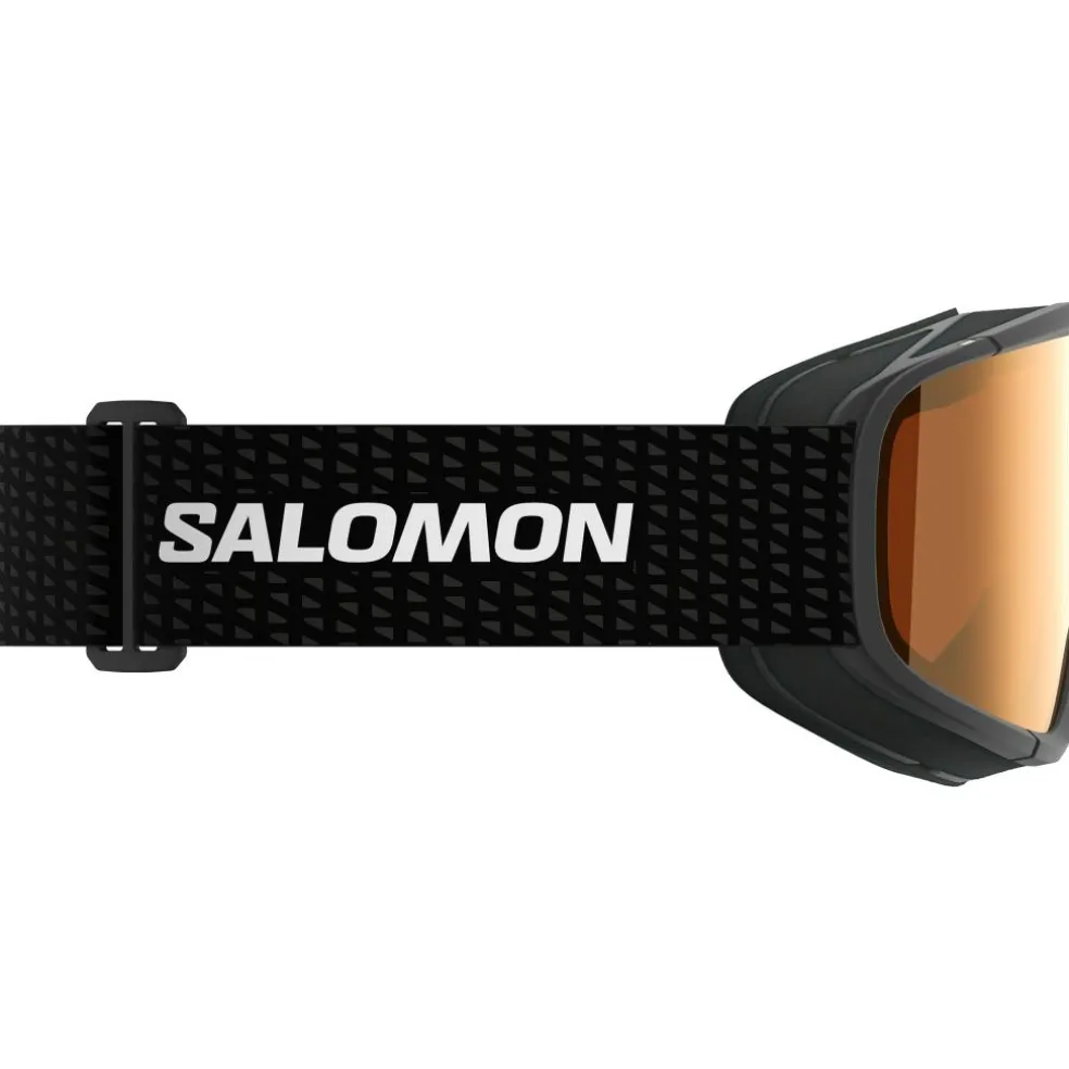 Salomon Lumi Acces skibril junior tonic orange black
