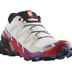 Salomon Speedcross 6 hardloopschoenen dames white sparkling grape