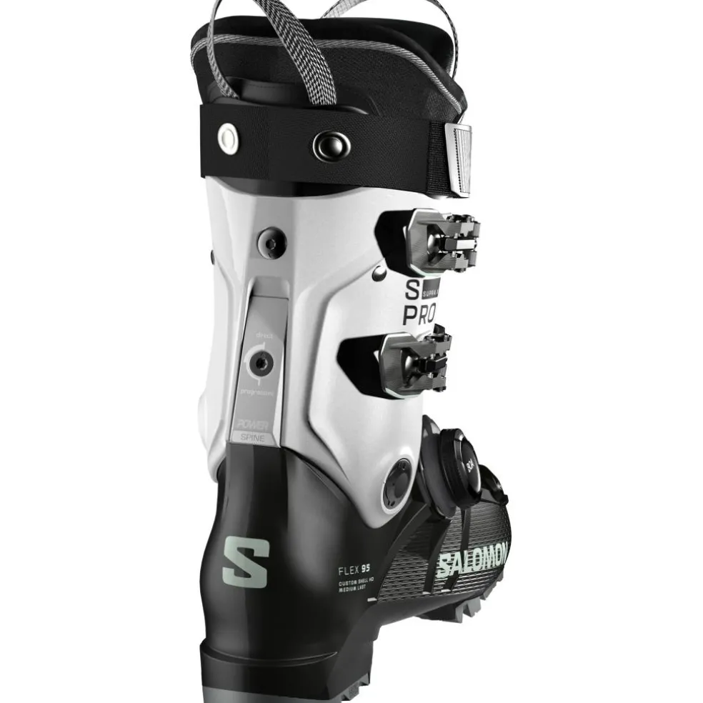 Salomon S/Pro Supra BOA X95 MV skischoenen dames black silver metallic