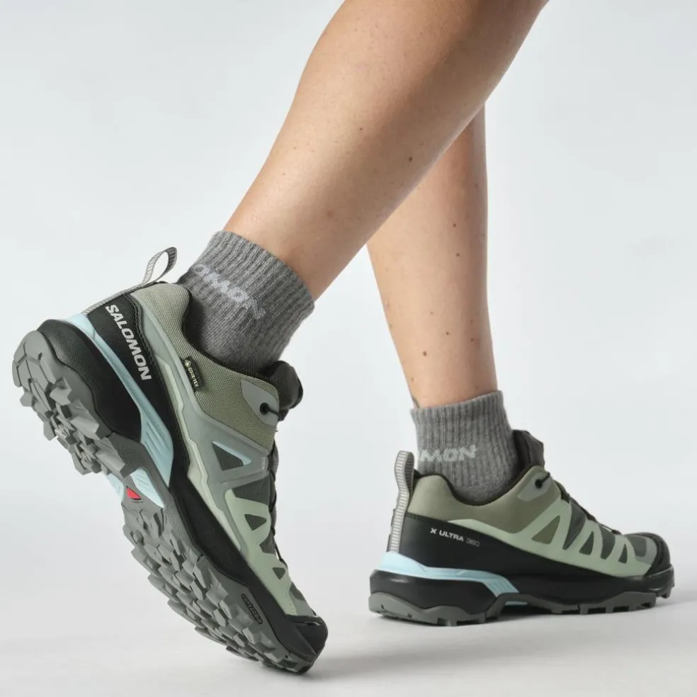 Salomon X ULTRA 360 GORE-TEX wandelschoenen dames sedona sage black sea foam