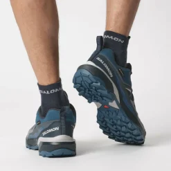 Salomon X Ultra 360 GTX Lo wandelschoenen heren carbon india ink deep dive