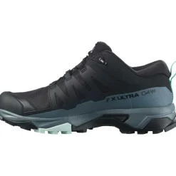 Salomon X Ultra 4 GTX wandelschoenen dames black stormy weather opal blue