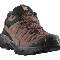 Salomon X ULTRA 360 LEATHER GORE-TEX wandelschoenen dames cognac peppercorn black
