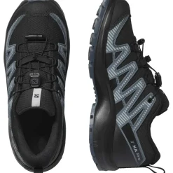 Salomon XA PRO V8 WATERPROOF wandelschoenen junior black turbulence quarry