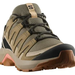 Salomon X-ADVENTURE RECON GORE-TEX wandelschoenen dames falcon desert tan hyma pink