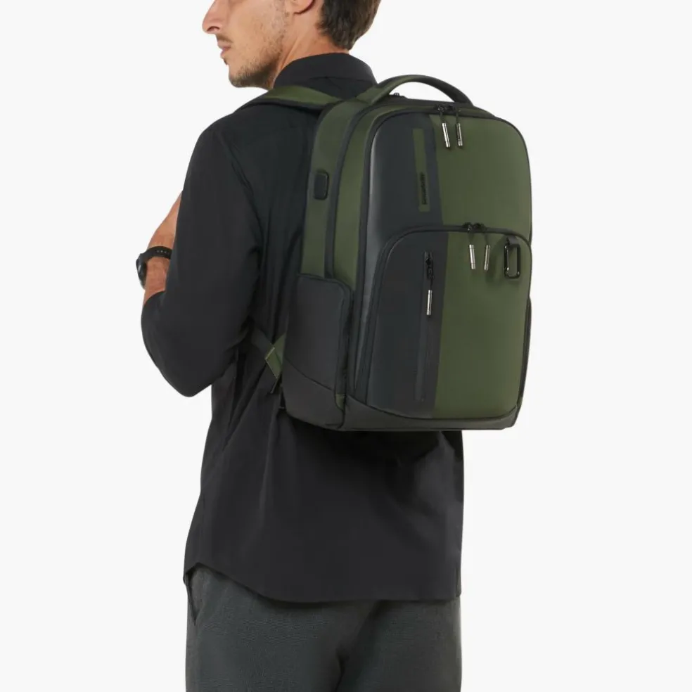 Samsonite Biz2go Daytrip 15,6 inch laptop rugzak 22,5 liter earth green