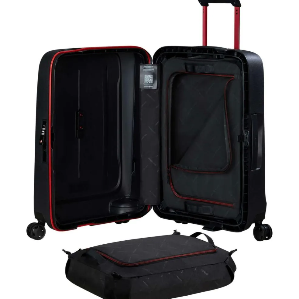Samsonite Essens Spinner 55 koffer charcoal red