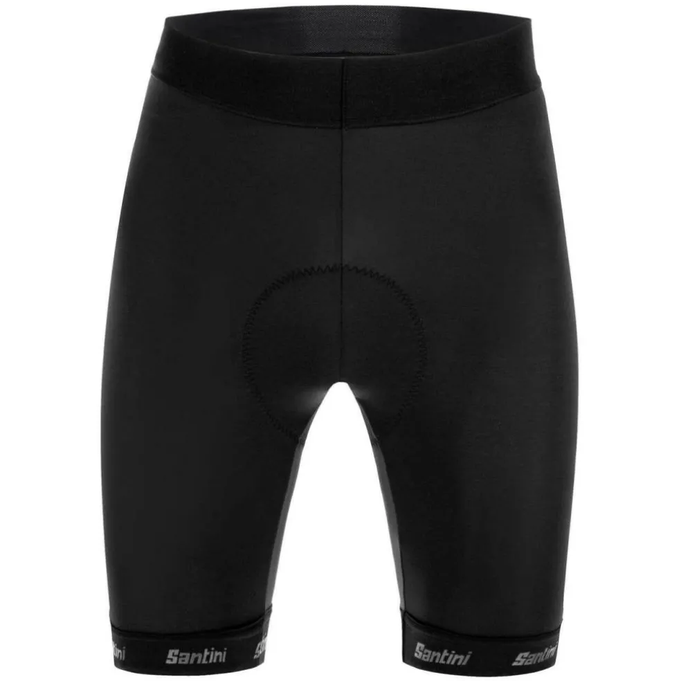 Santini Cubo Shorts fietsonderbroek heren black