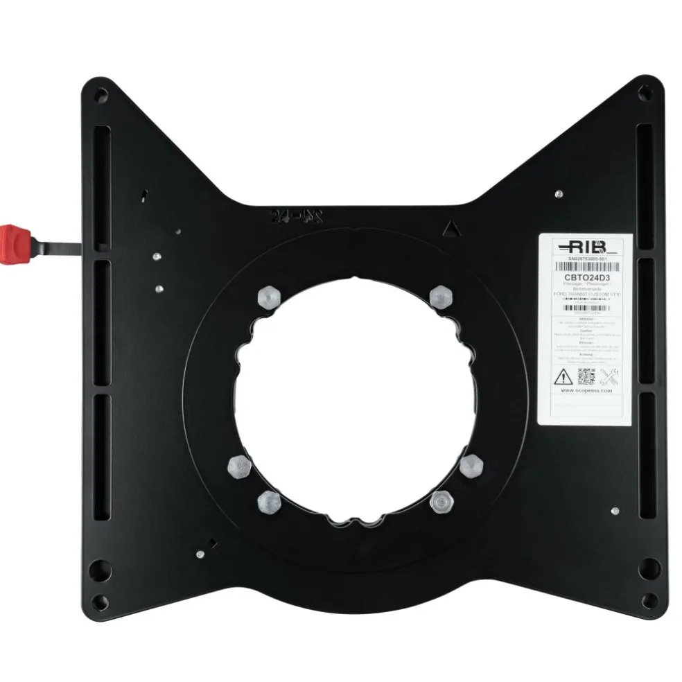 Scopema V3 Ford Transit Custom vanaf 10-2023 en Volkswagen T7 vanaf 2025 draaiplateau bijrijder