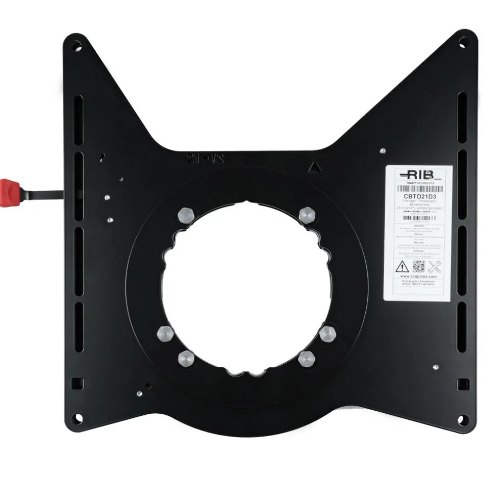 Scopema V3 Mercedes Vito-Viano vanaf 2015 en Mercedes Sprinter vanaf 2018 draaiplateau bijrijder