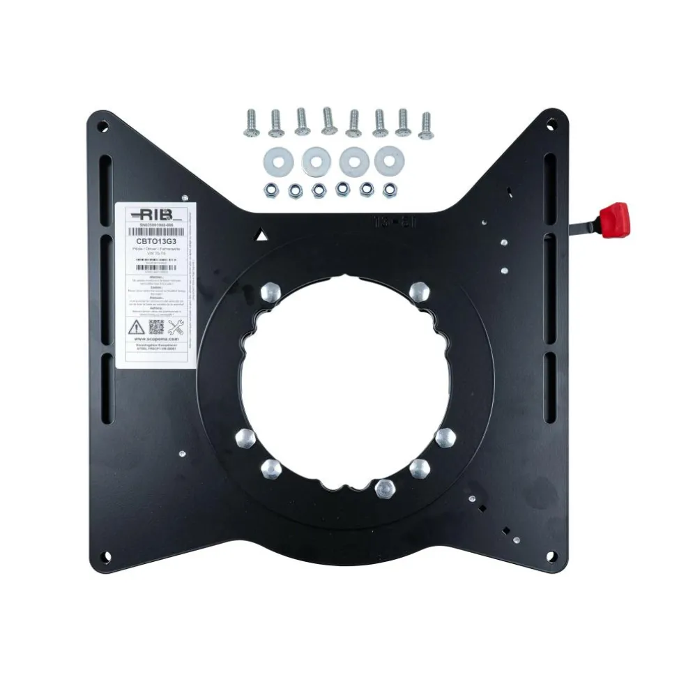 Scopema V3 Volkswagen T5 T6 T6.1 draaiplateau bestuurder met handremverlaging black