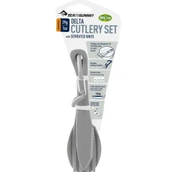 Sea To Summit Delta bestekset 3-delig charcoal