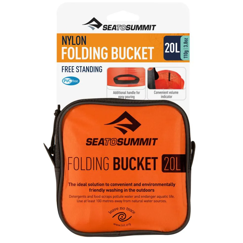 Sea To Summit Opvouwbare emmer 20 liter red