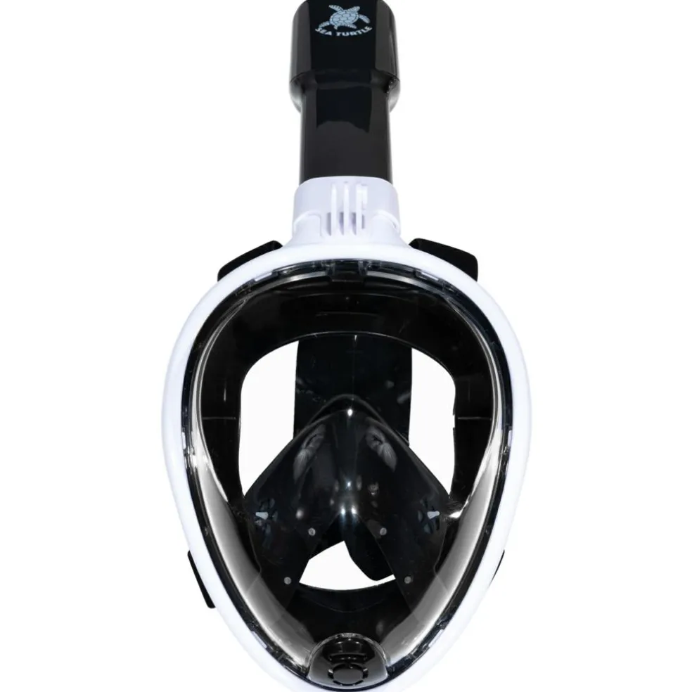 Sea Turtle snorkelmasker white black - S - M