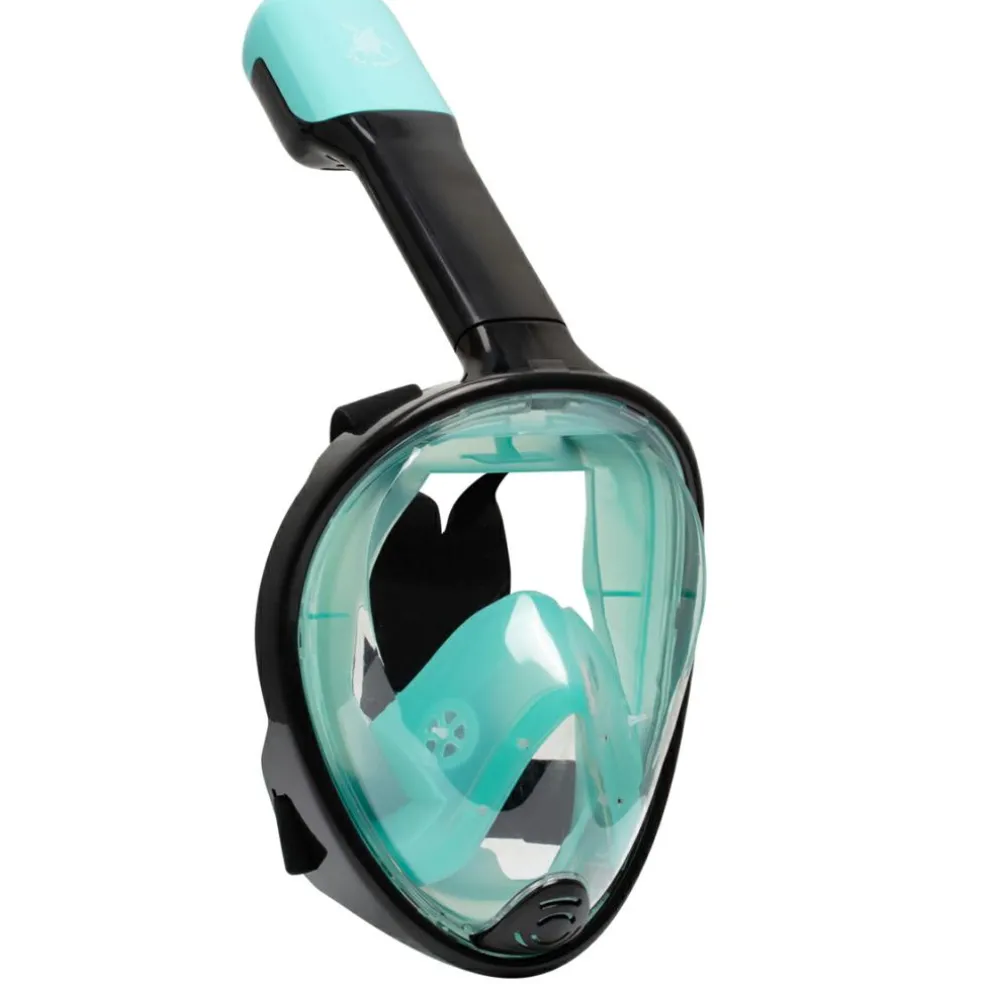 Sea Turtle snorkelmasker black turquoise - S - M