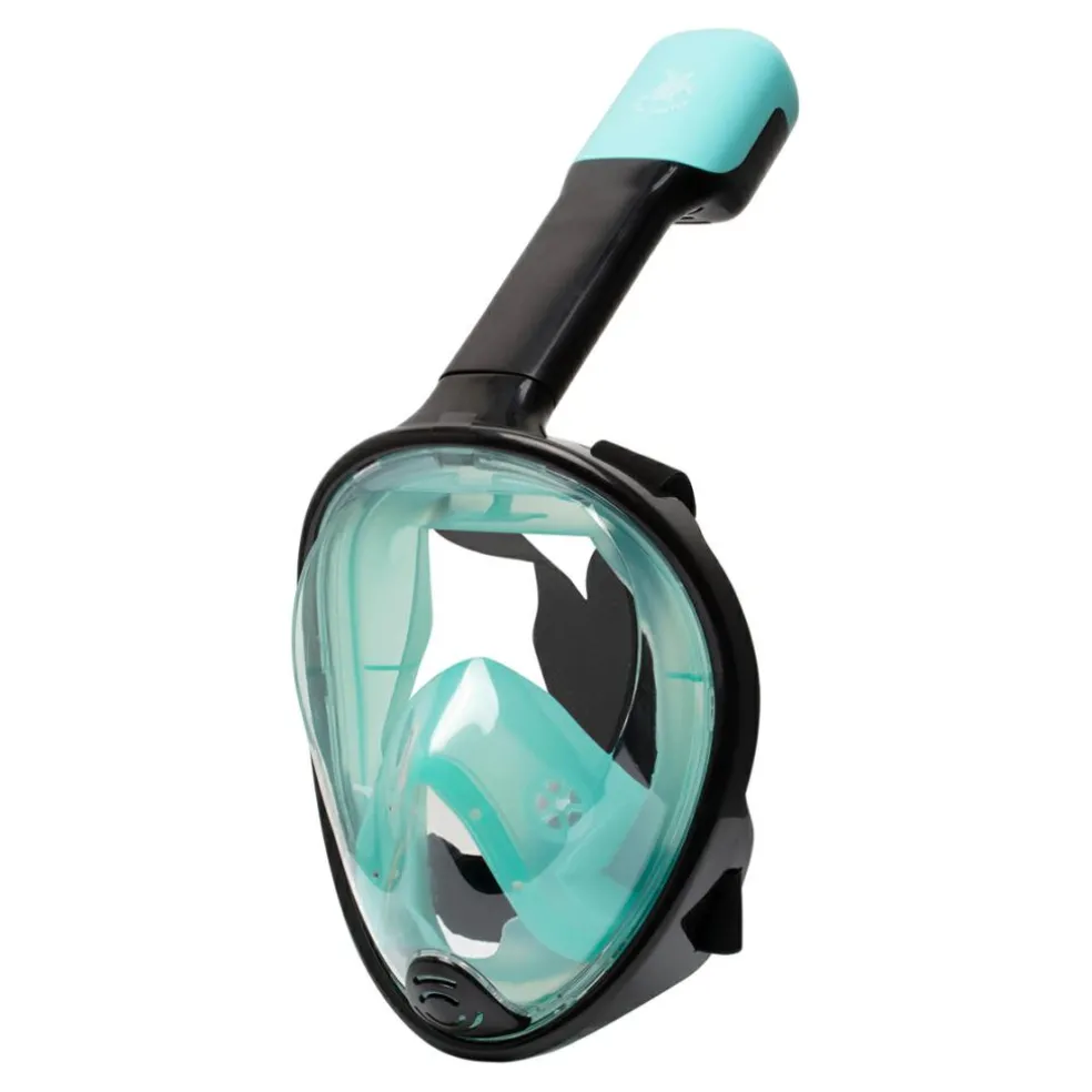 Sea Turtle snorkelmasker black turquoise - S - M