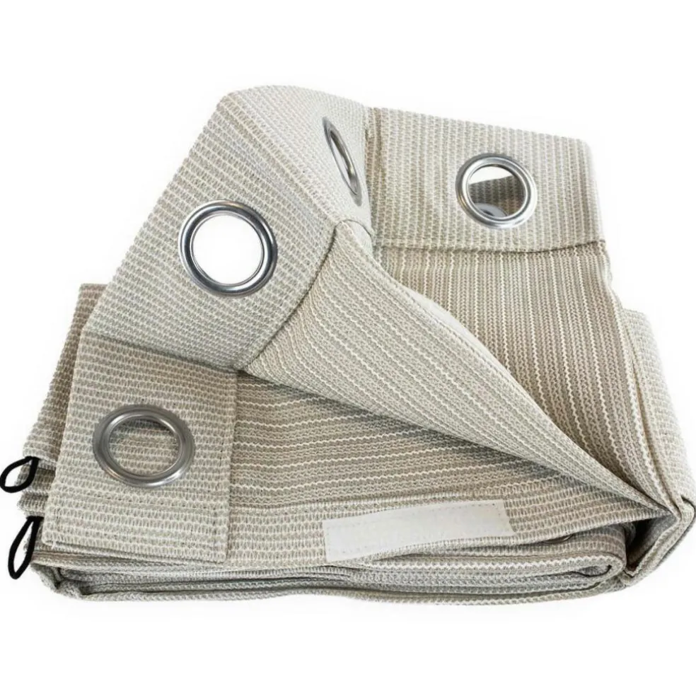 Shadow Comfort Buitengordijnen 137 x 220 cm sahara sand per 2 stuks