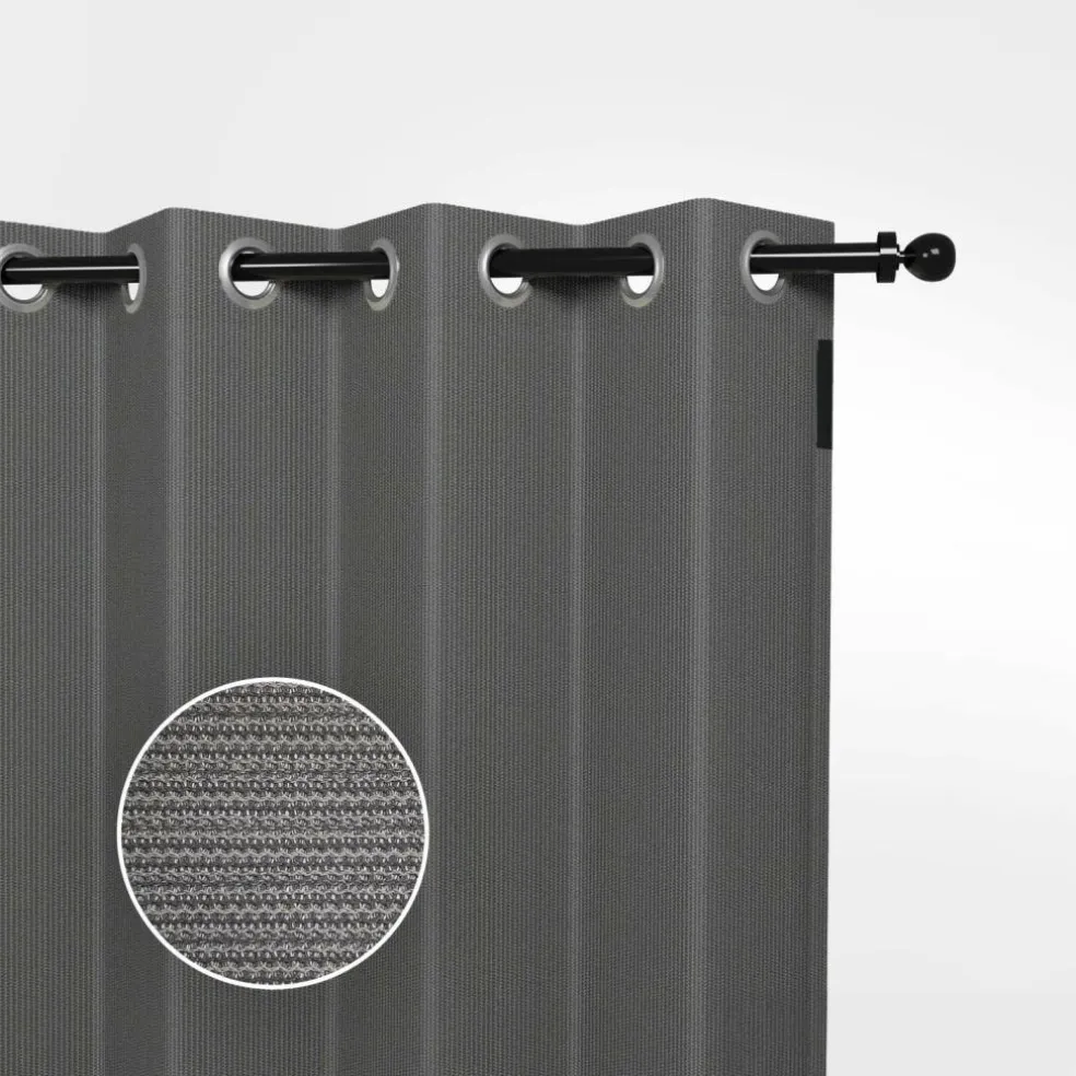 Shadow Comfort Buitengordijnen 137 x 220 cm cool grey per 2 stuks