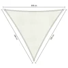 Shadow Comfort  Driehoek schaduwdoek 300 x 300 x 300 cm arctic  white