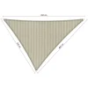 Shadow Comfort  Driehoek schaduwdoek 350 x 400 x 450 cm sahara  sand