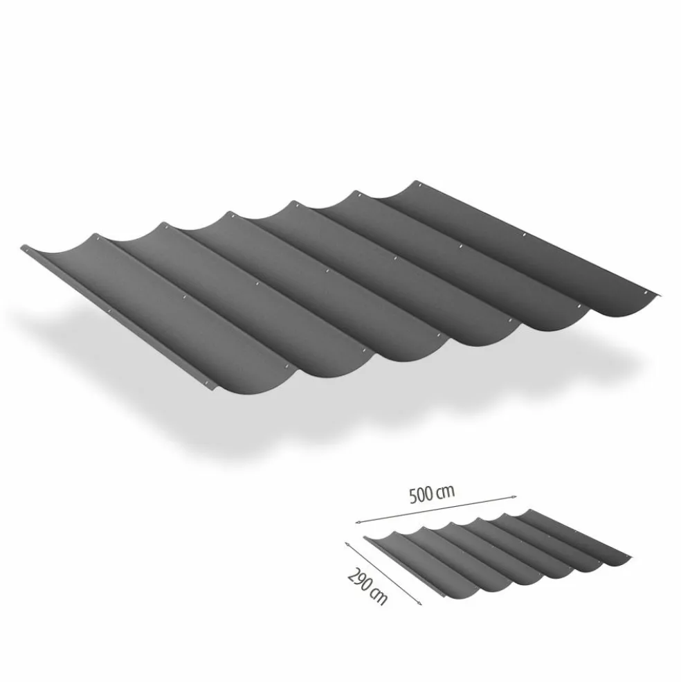 Shadow Comfort Harmonica schaduwdoek 290 x 500 cm cool grey