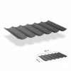 Shadow Comfort  Harmonica schaduwdoek 200 x 300 cm cool grey