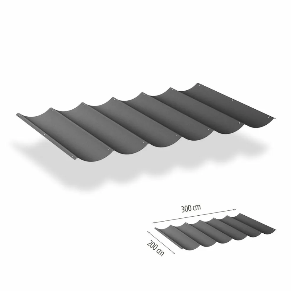 Shadow Comfort Harmonica schaduwdoek 200 x 300 cm cool grey