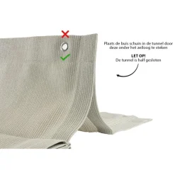 Shadow Comfort Harmonica schaduwdoek 200 x 300 cm sahara sand