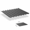 Shadow Comfort  Harmonica schaduwdoek 370 x 370 cm cool grey