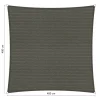 Shadow Comfort  Vierkant schaduwdoek 400 x 400 cm cool grey