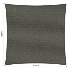 Shadow Comfort Vierkant schaduwdoek 300 x 300 cm cool grey