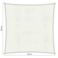 Shadow Comfort Vierkant schaduwdoek 300 x 300 cm arctic white